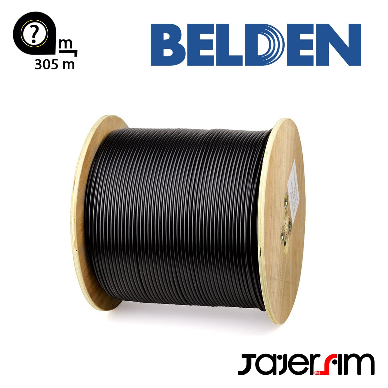 کابل RG59 ترکیبی 64 رشته قطر مغزی 0.6 (برق 0.30)-برند BELDEN