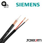 کابل RG59 ترکیبی SIEMENS مغزی 0.7 شیلد 96 رشته (برق 0.50)