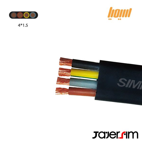 کابل افشان تخت 4 در 1.5 سیمیا