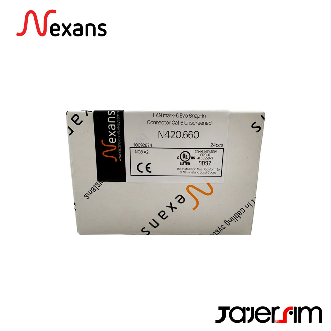 کیستون شبکه Cat6 UTP نگزنس
