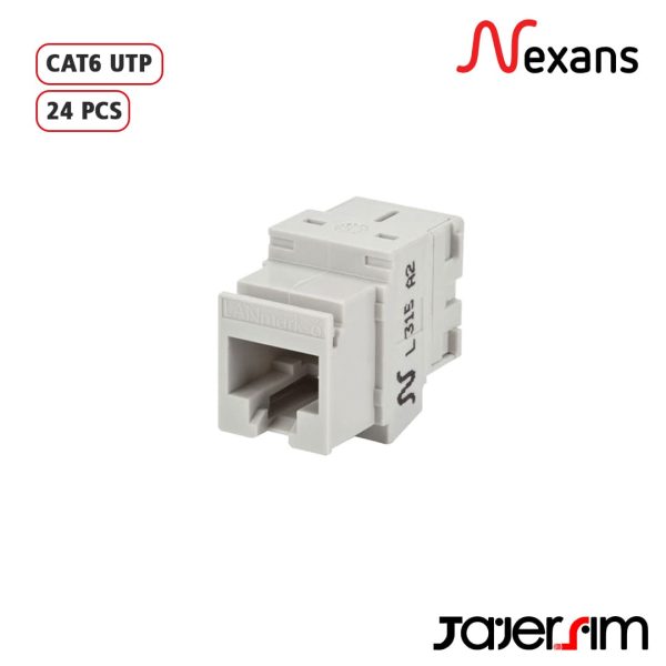 کیستون شبکه Cat6 UTP نگزنس