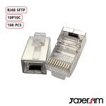 سوکت شبکه ونتولینک RJ48 SFTP مدل 10 پین