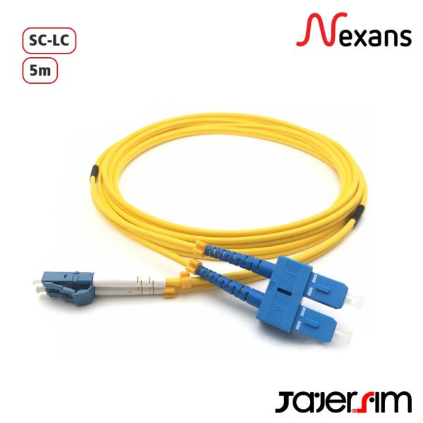 پچ کورد فیبرنوری نگزنس SC/LC DX SM پنج متری