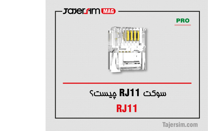 سوکت RJ11 چیست؟ 1 سوکت RJ11 چیست؟
