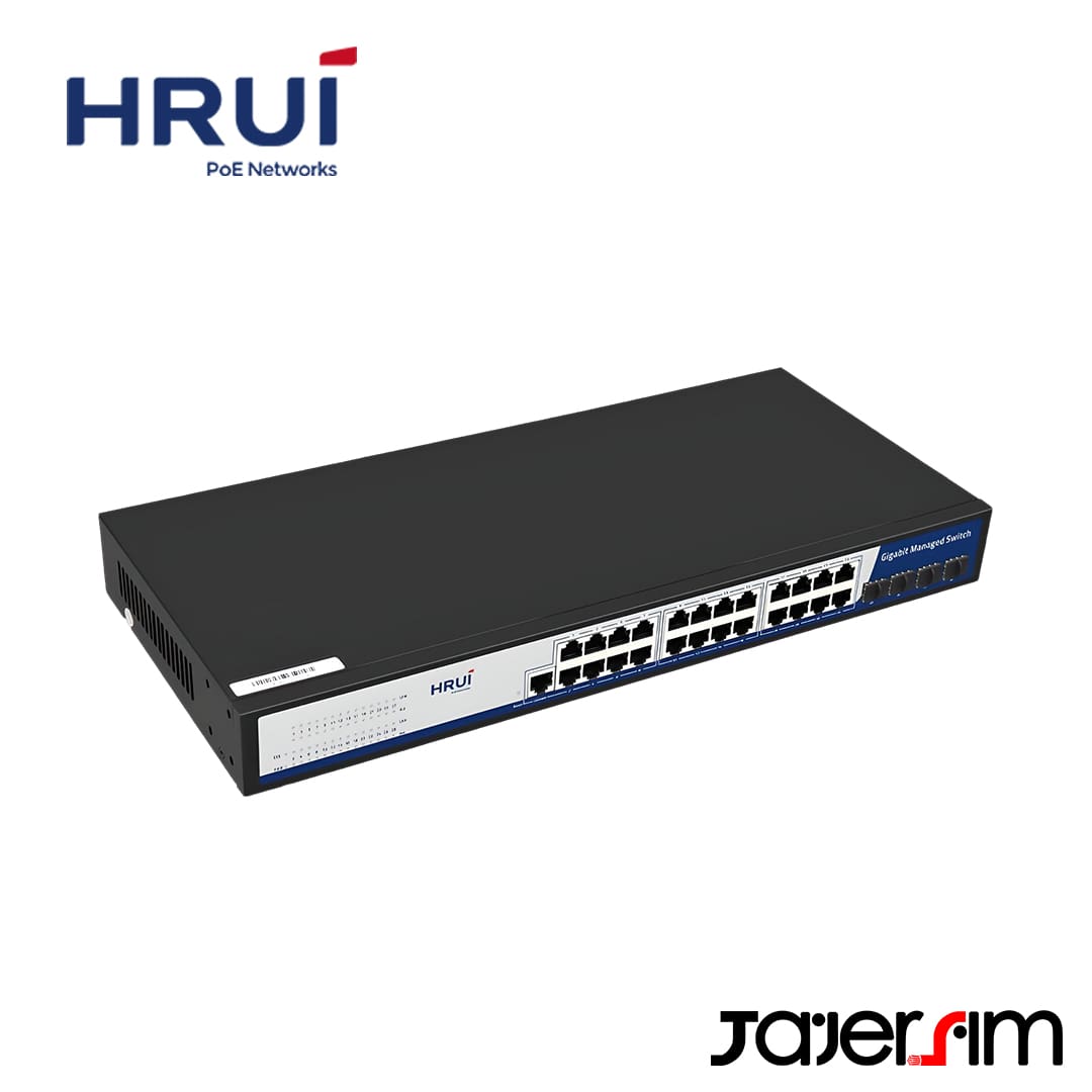 سوئیچ اترنت مدیریتی 24 پورت اچ ار یو ای HR-SWG20244S