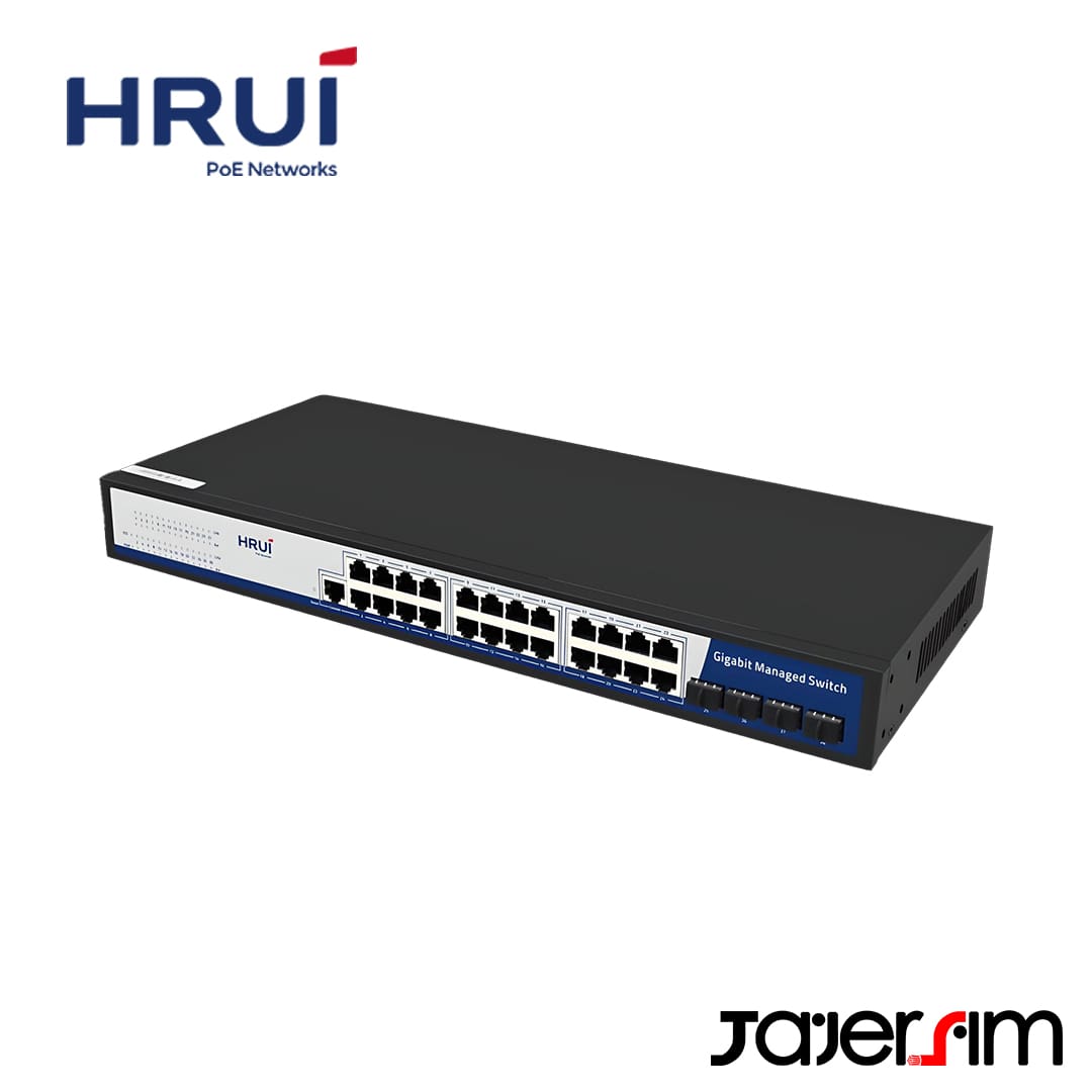 سوئیچ اترنت مدیریتی 24 پورت اچ ار یو ای HR-SWG20244S
