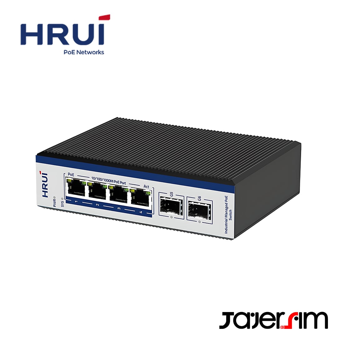 سوئیچ 4 پورت اچ ار یو ای مدل HR600-AFGM-42S