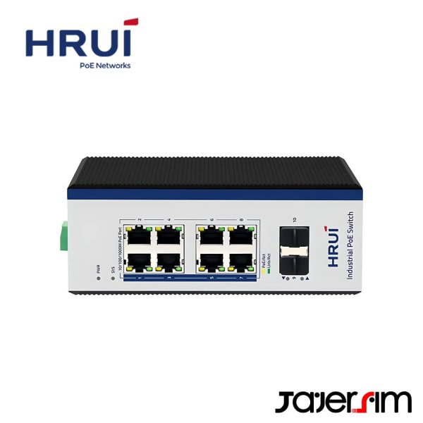 سوئیچ 8 پورت اچ ار یو ای مدل HR600-AFGM-82S