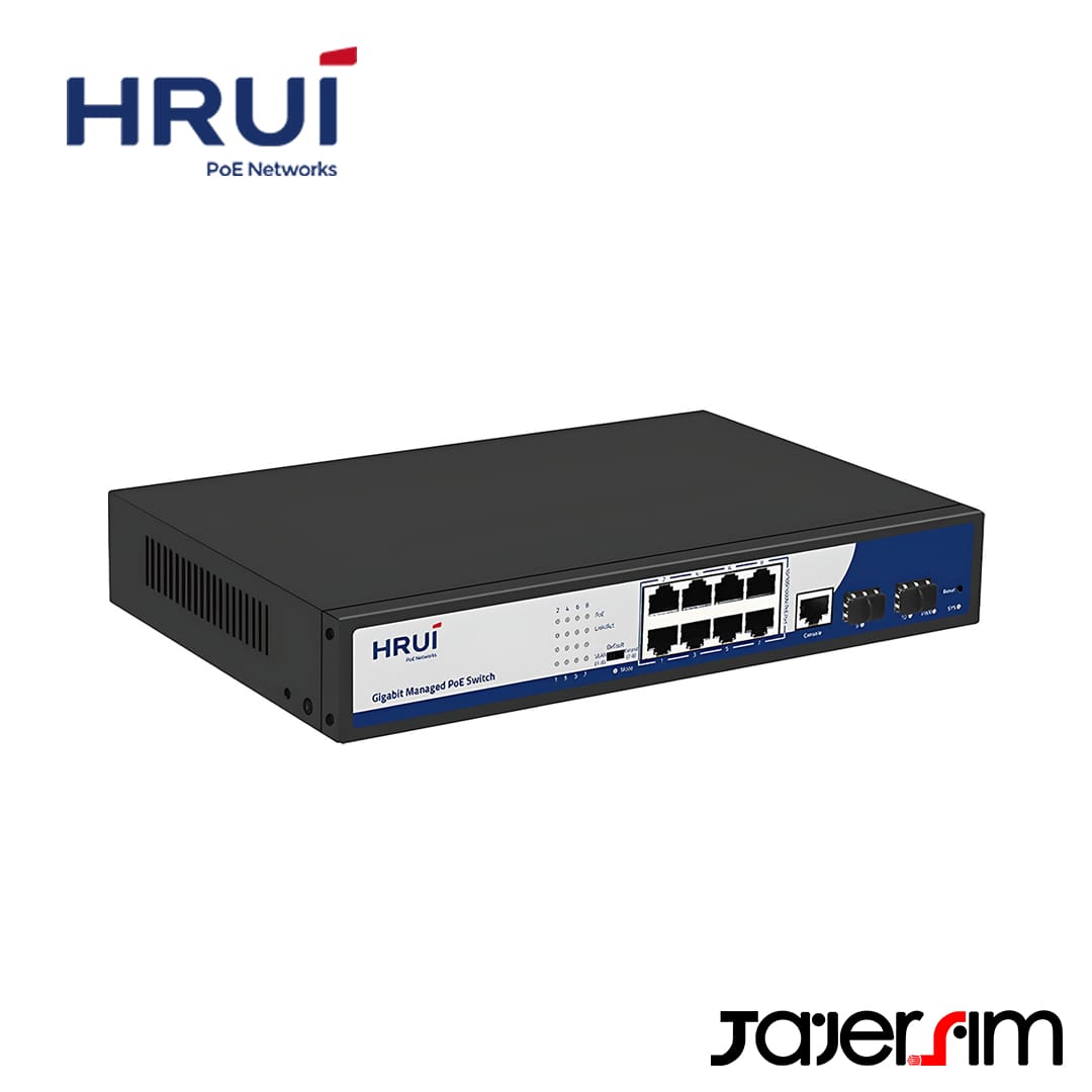 سوئیچ مدیریتی PoE اچ ار یو ای HR-AFGM-82NS
